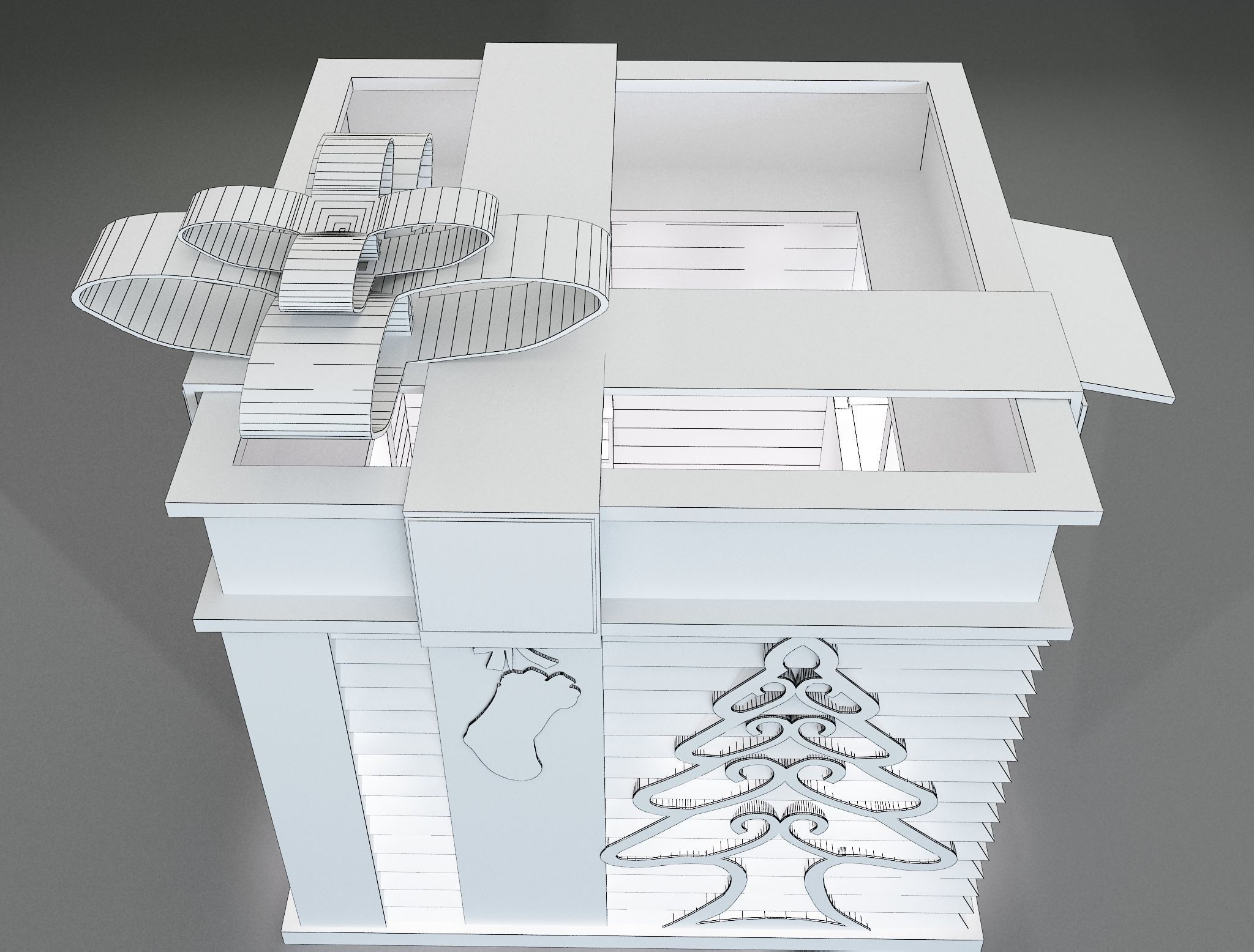 Booth Exhibition Stand a663b 3D model_13