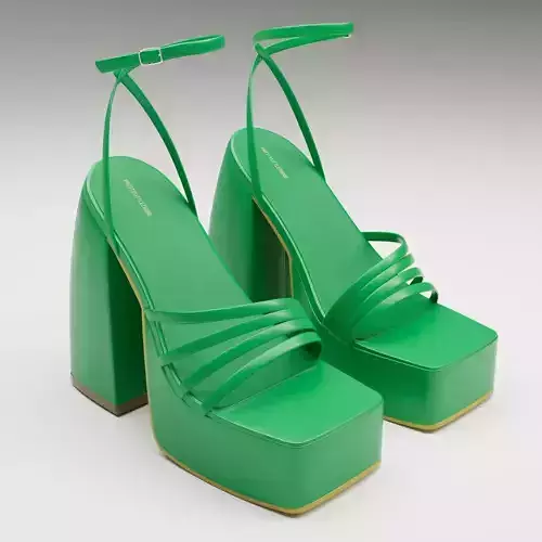 Heels prettylittlething green