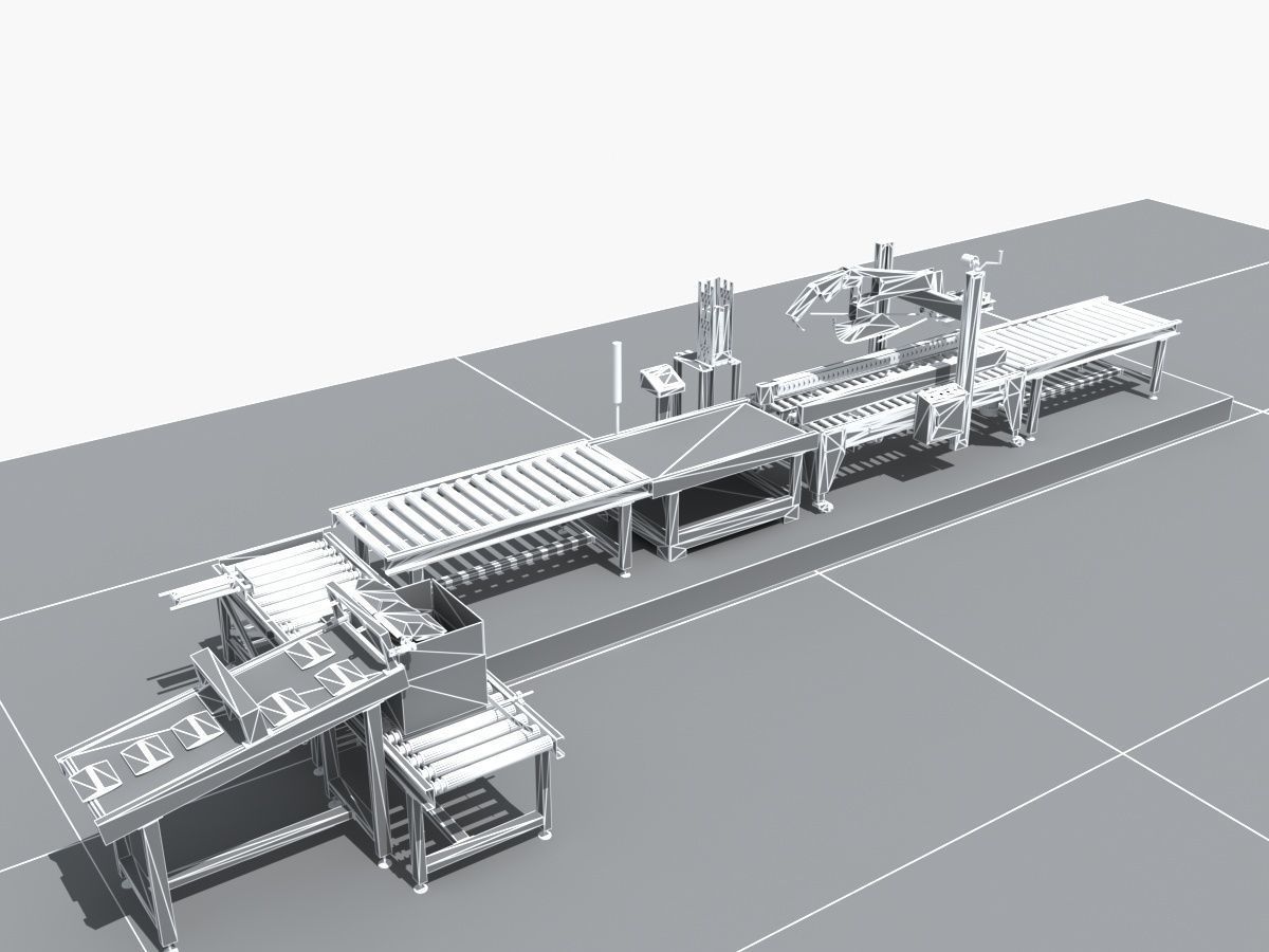  Industrial Equipment 24 - Packing Weighing and Sealing  3D model_12