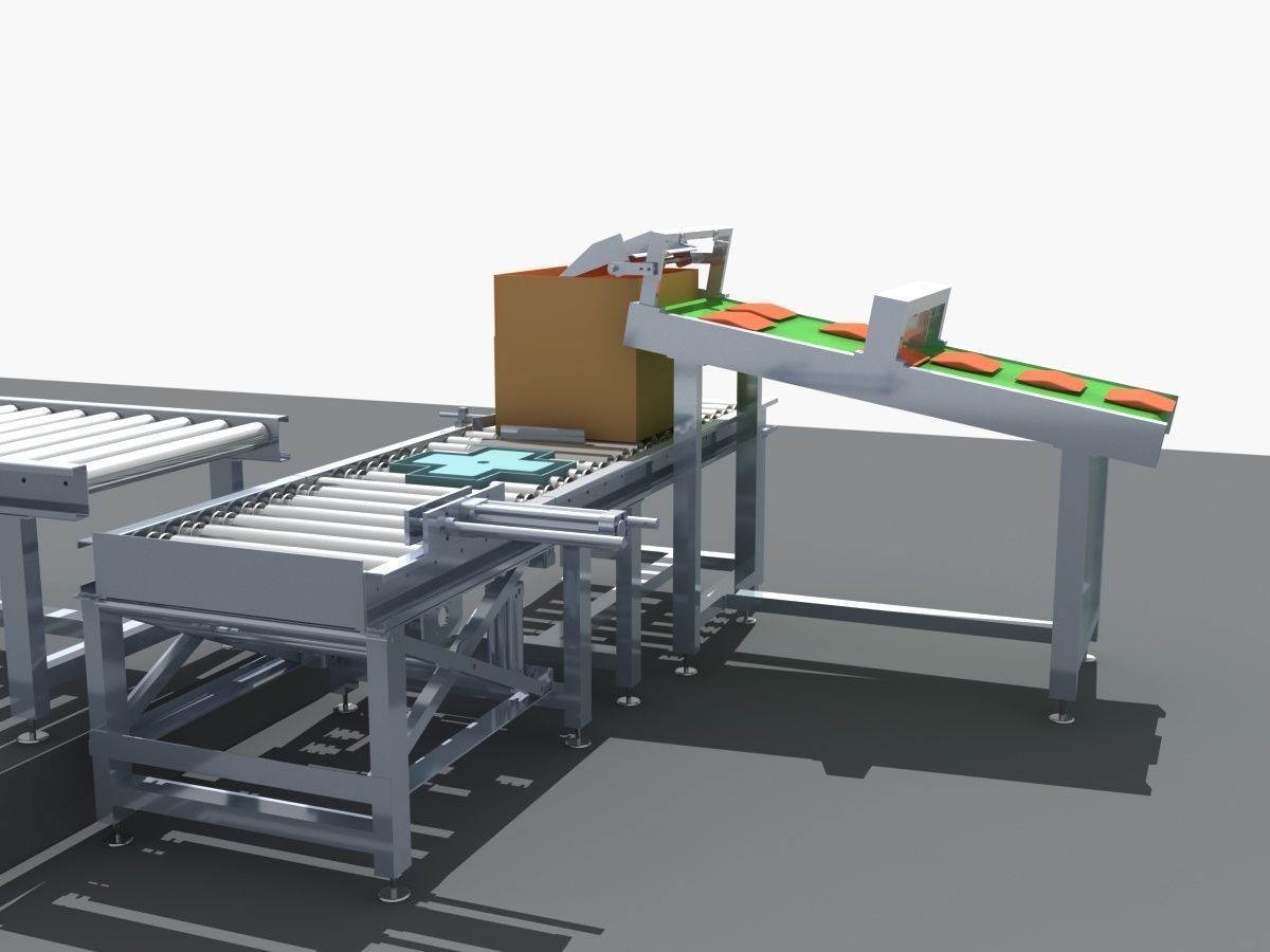  Industrial Equipment 24 - Packing Weighing and Sealing  3D model_7