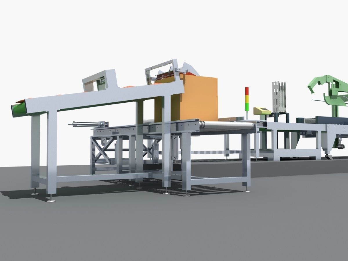  Industrial Equipment 24 - Packing Weighing and Sealing  3D model_8