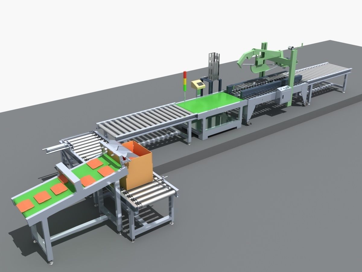  Industrial Equipment 24 - Packing Weighing and Sealing  3D model_16