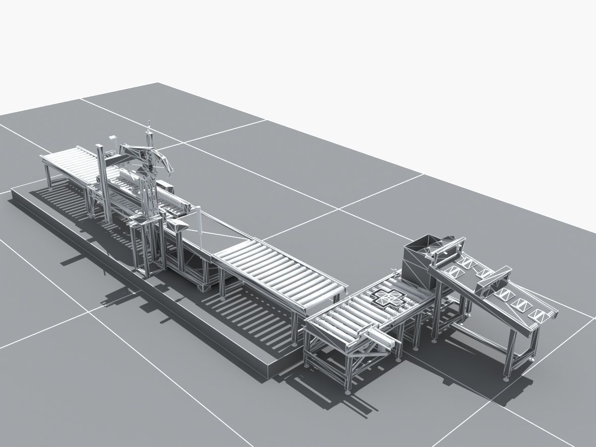  Industrial Equipment 24 - Packing Weighing and Sealing  3D model_11