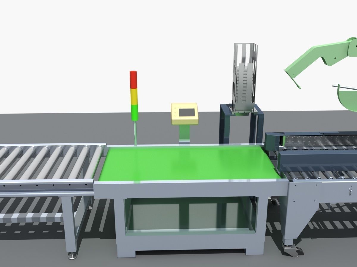  Industrial Equipment 24 - Packing Weighing and Sealing  3D model_9