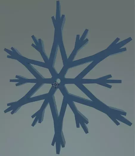 Christmas Snowflake Free 3D print model_0