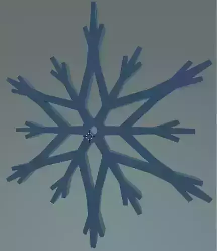 Christmas Snowflake Free 3D print model