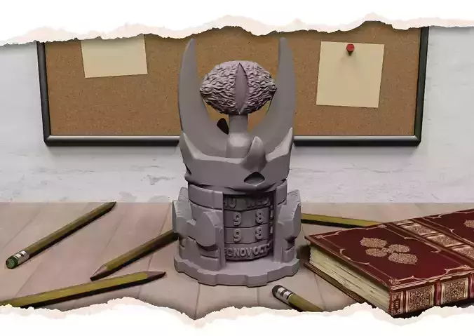 The eye Calendar 3D print model