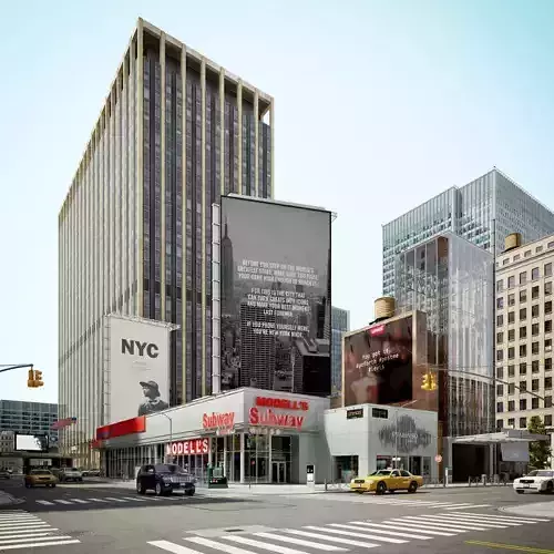 3D model Metropolis City 3D model