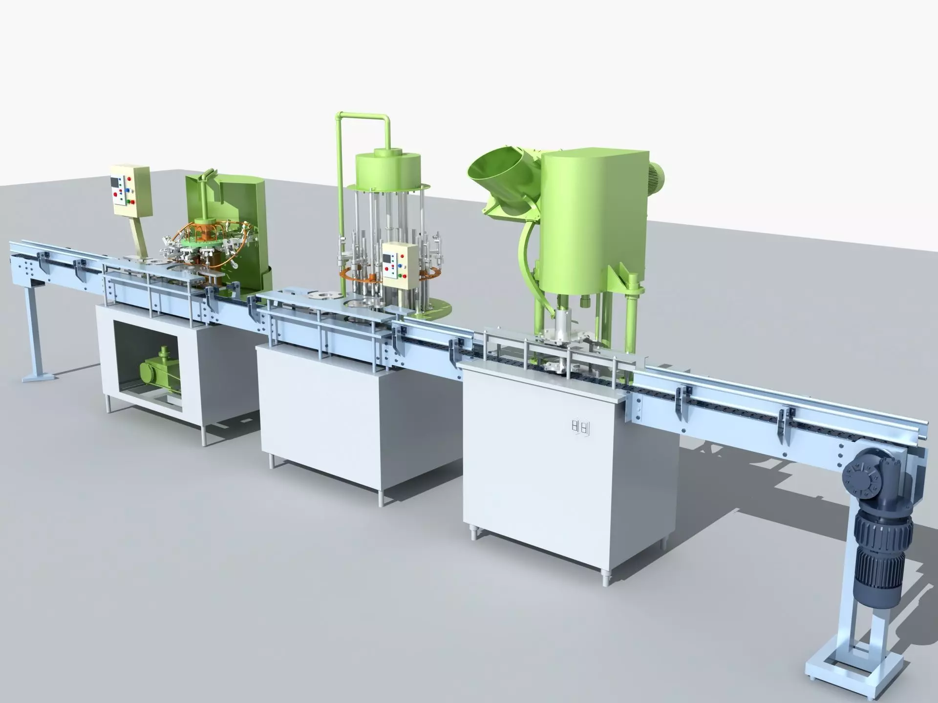Industrial Equipment 12- Beverage Production Line 3D model