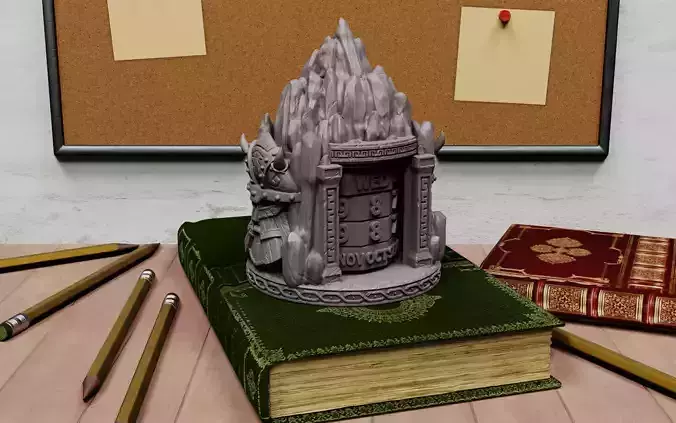Dwarf mountain Calendar 3D print model
