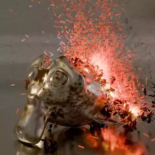 Procedural customisble GeoNodes destroyer of any object 