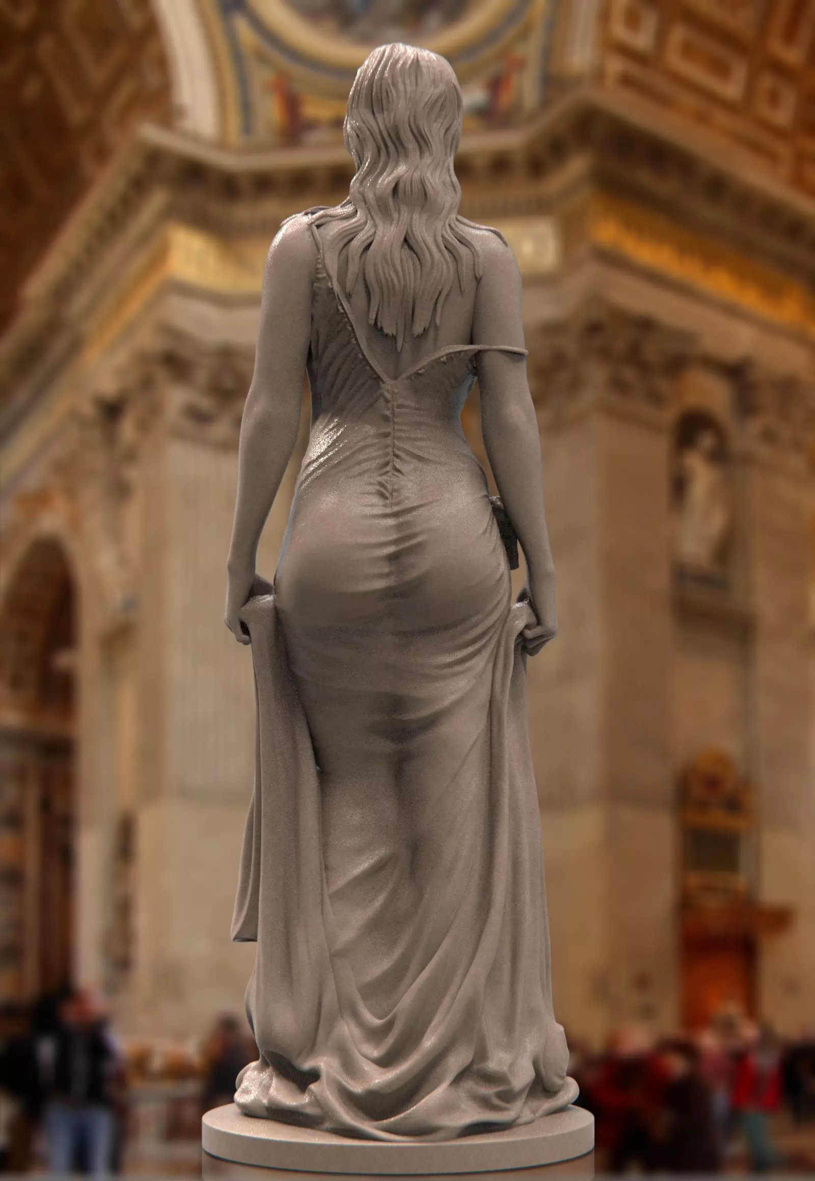 angel of water 3D print model_0