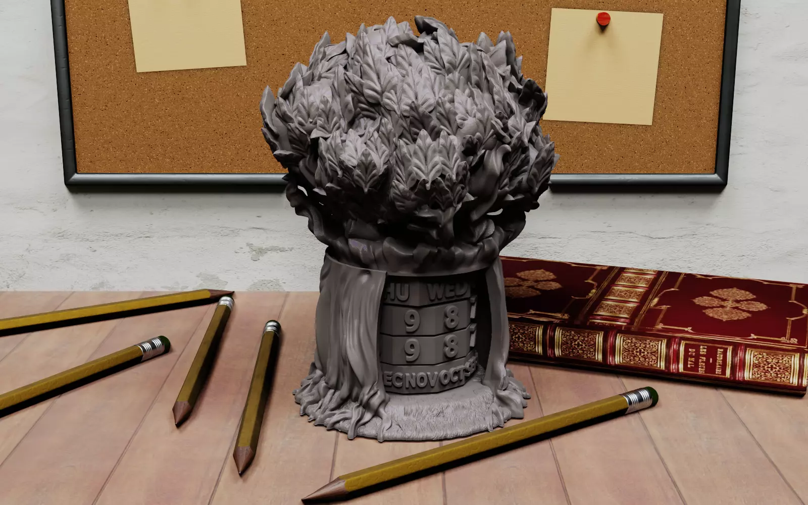 Tree calendar 3D print model