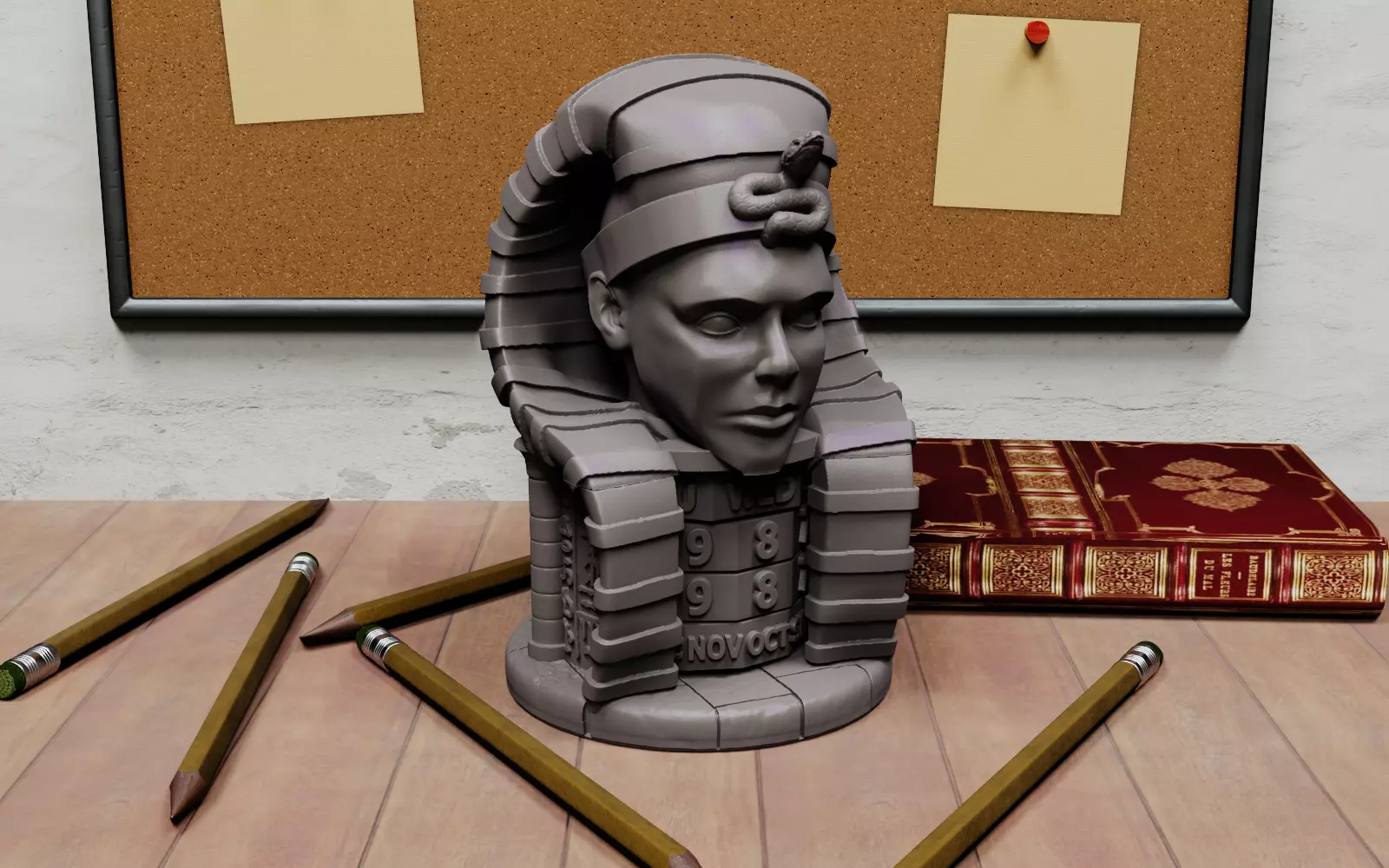 Egyptian Calendar 3D print model