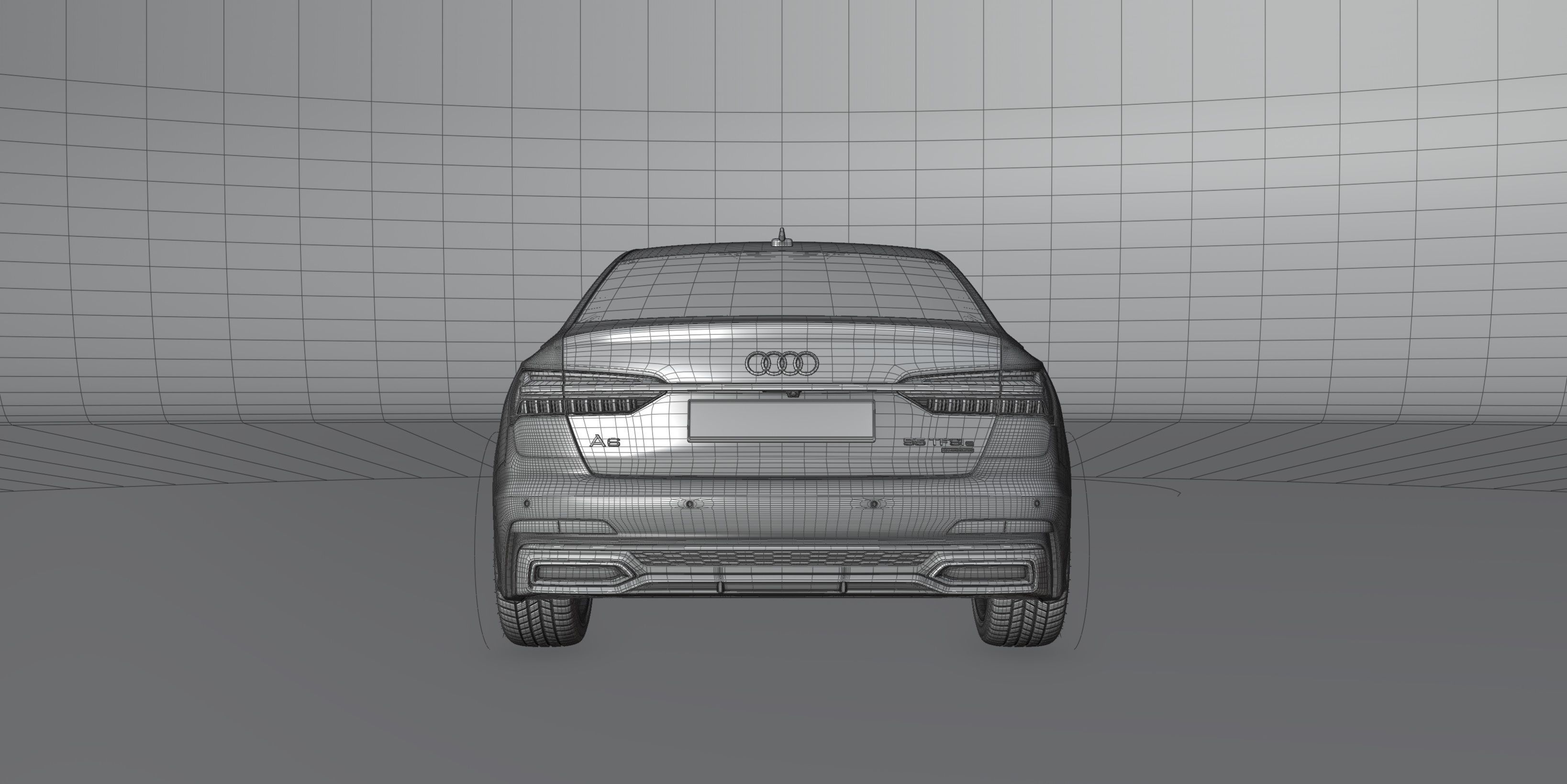 Audi A6 2020-2022 3d model fully detailed High poly HQ interior 3D model_16