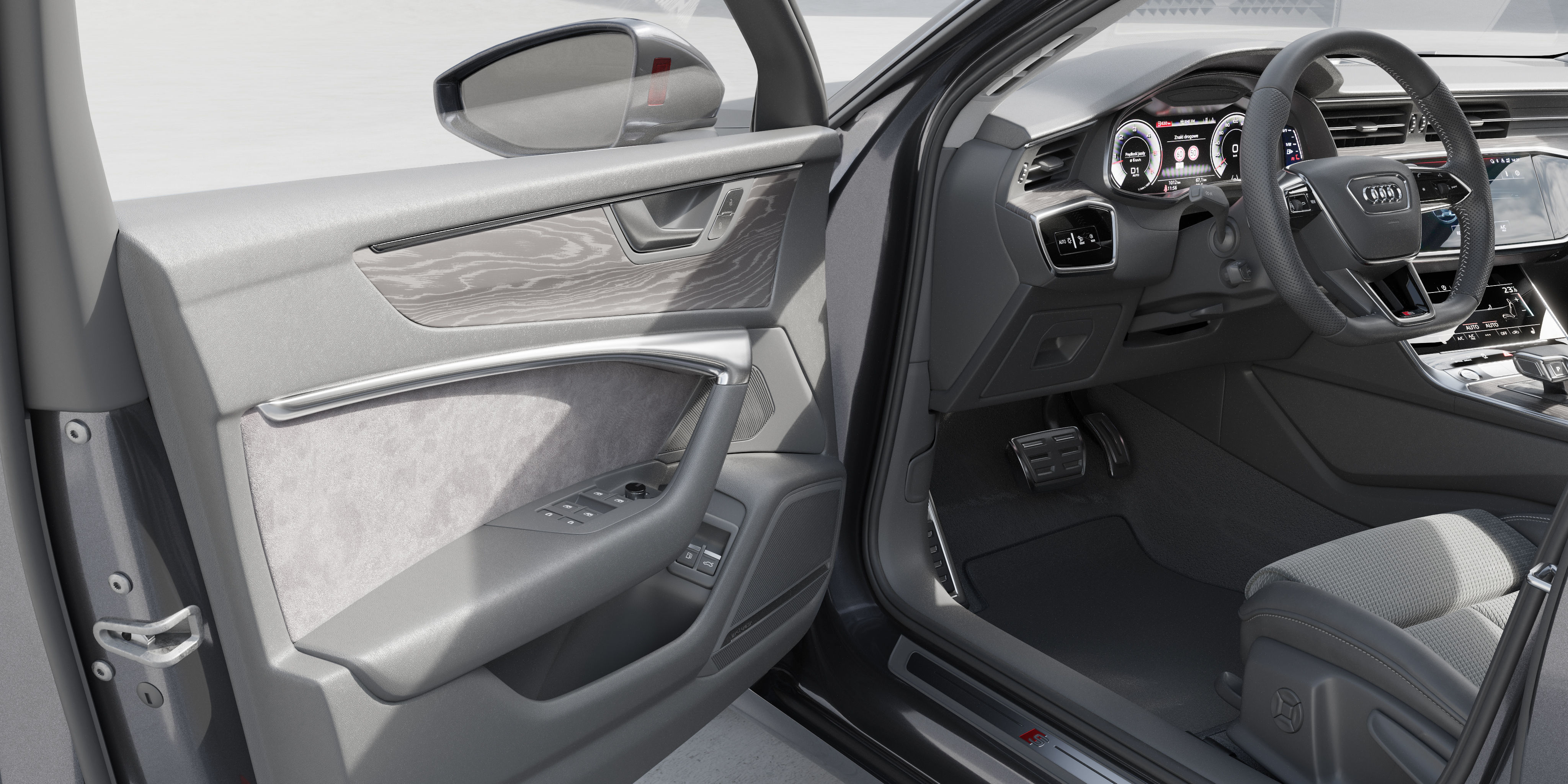Audi A6 2020-2022 3d model fully detailed High poly HQ interior 3D model_12