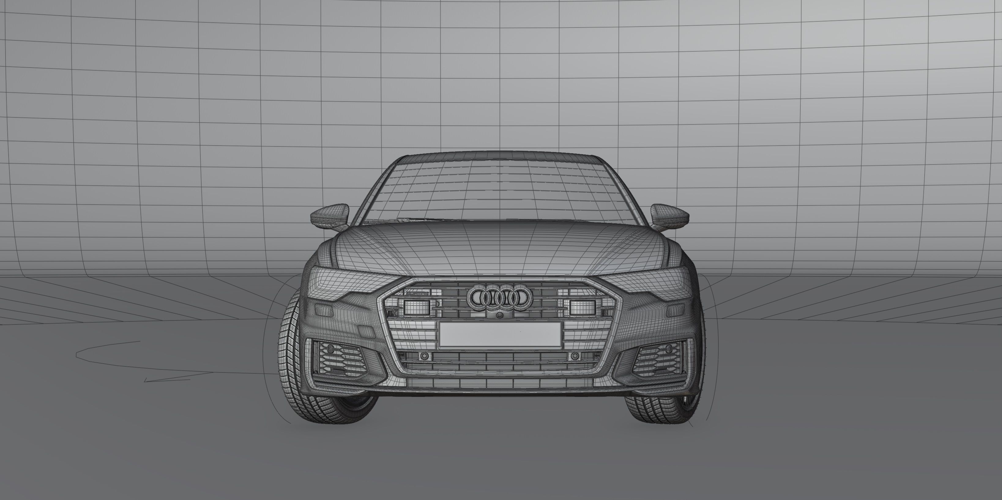 Audi A6 2020-2022 3d model fully detailed High poly HQ interior 3D model_22