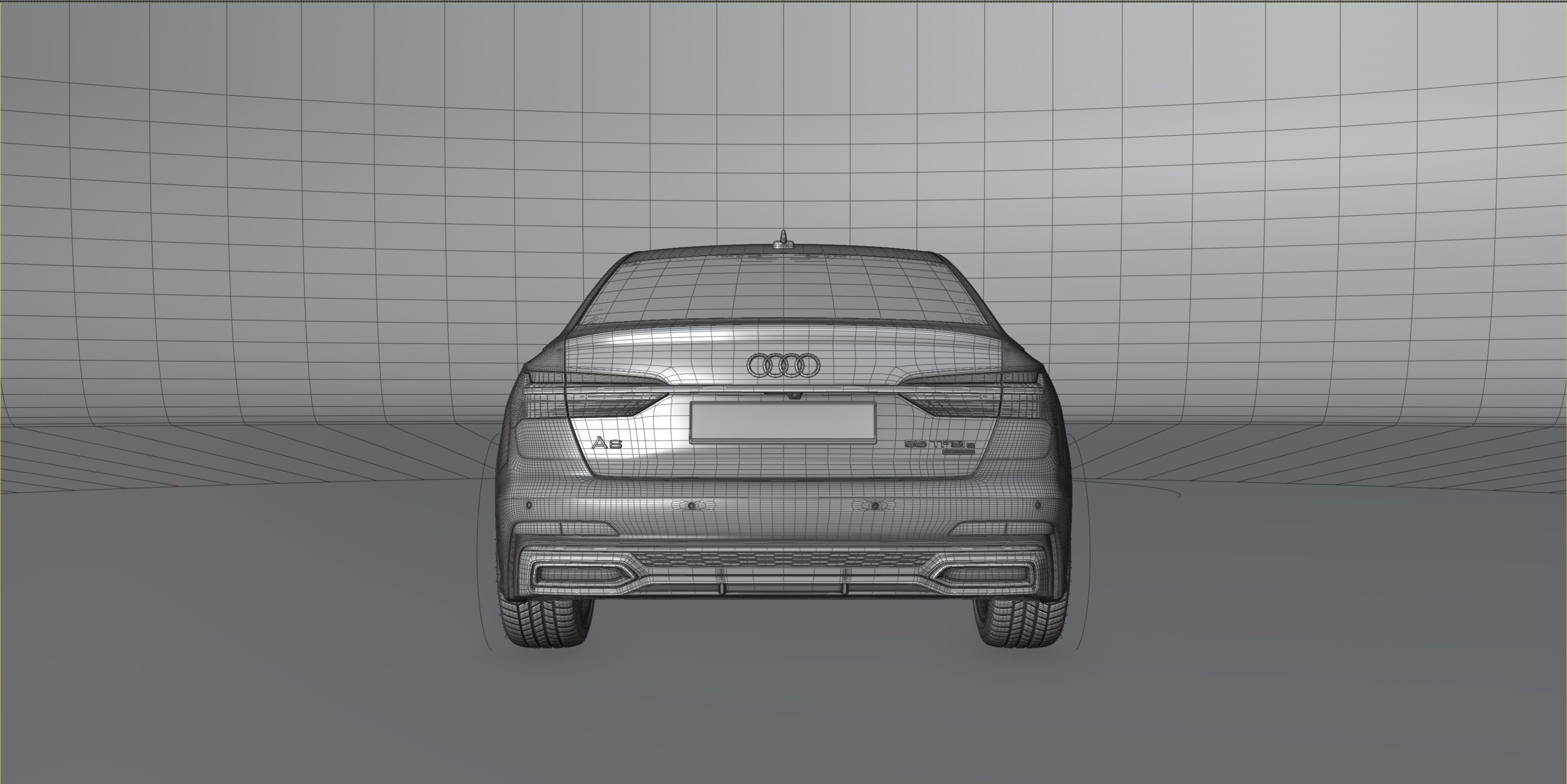 Audi A6 2020-2022 3d model fully detailed High poly HQ interior 3D model_21