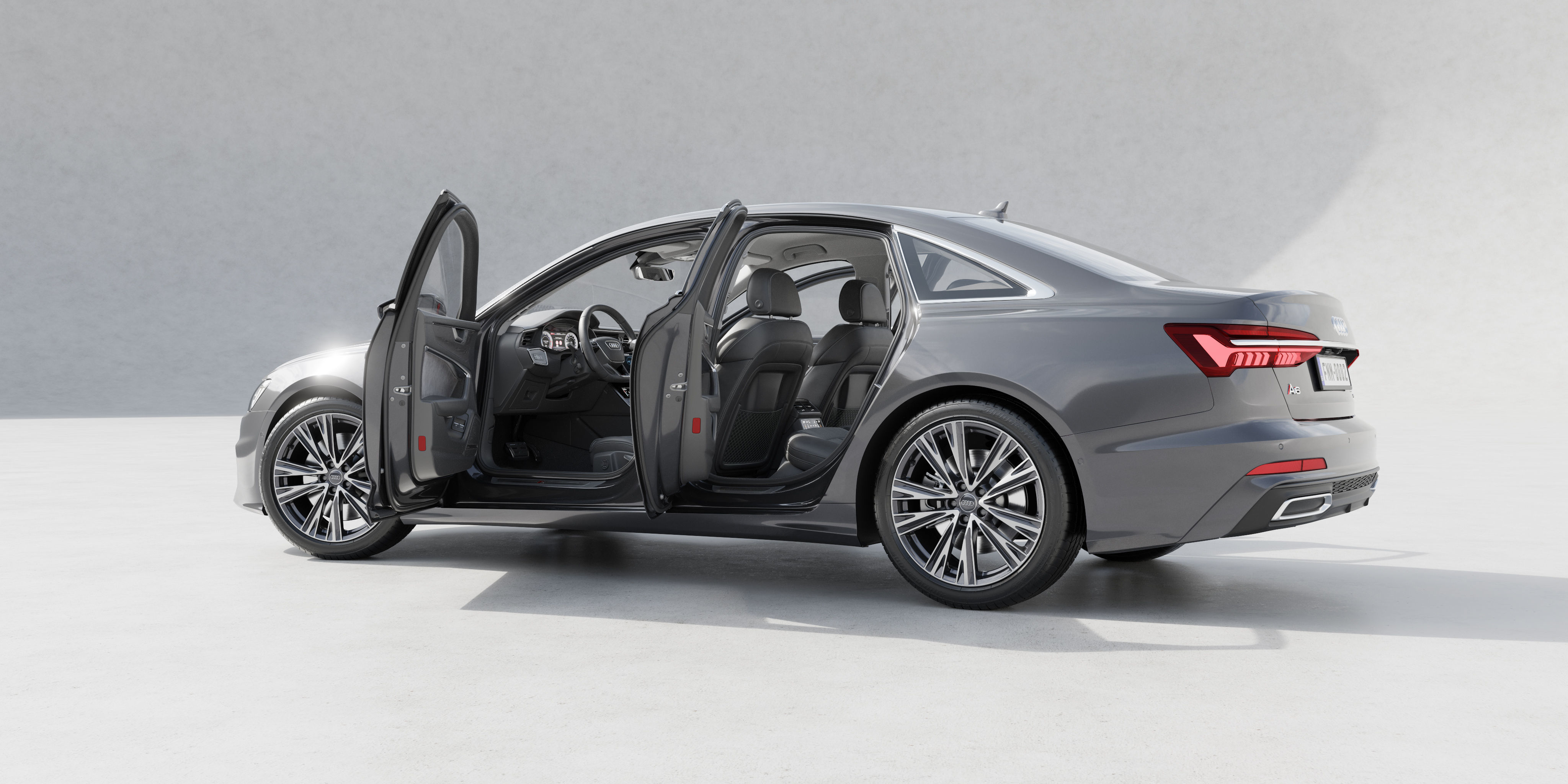 Audi A6 2020-2022 3d model fully detailed High poly HQ interior 3D model_2