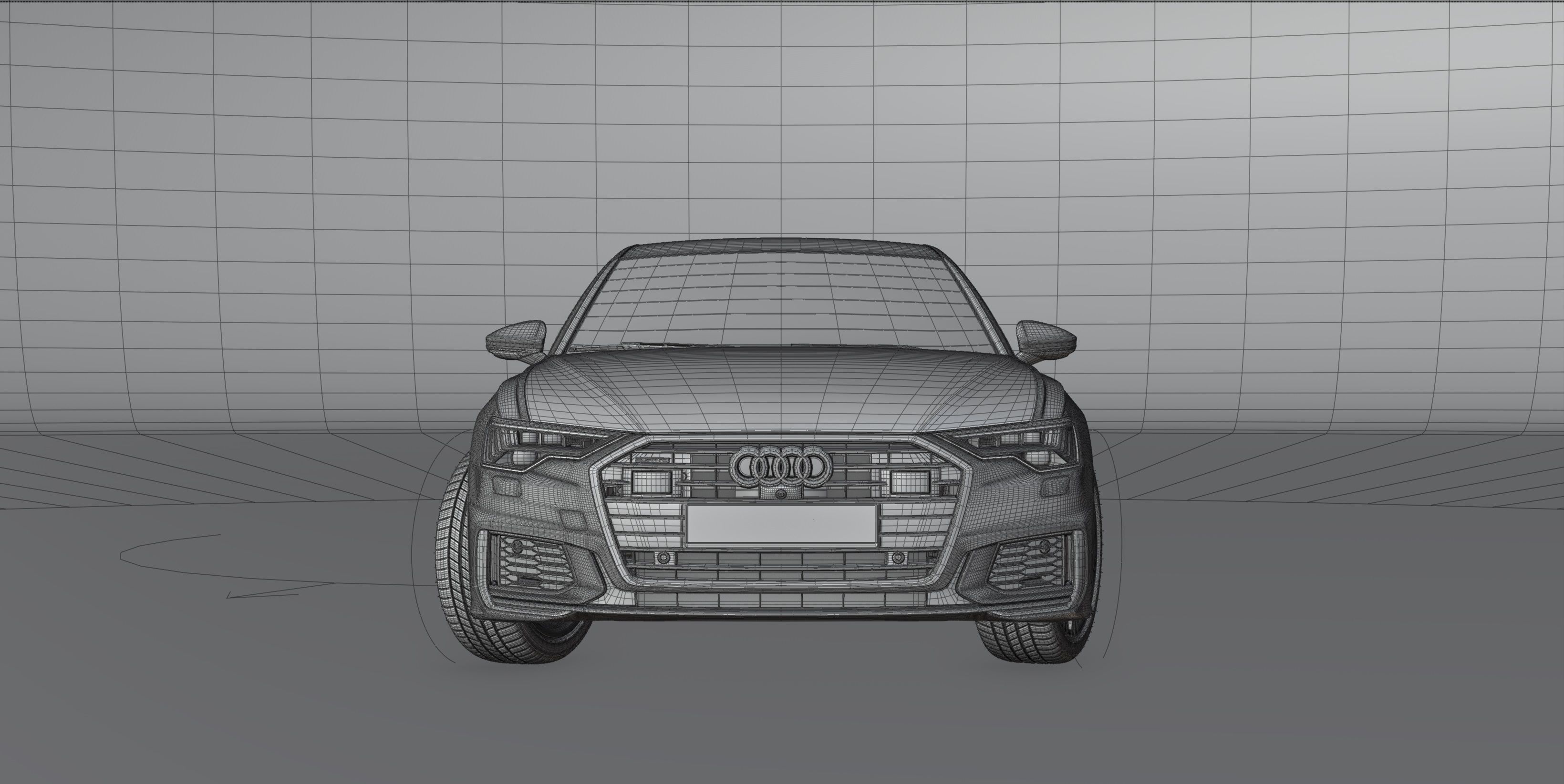 Audi A6 2020-2022 3d model fully detailed High poly HQ interior 3D model_23