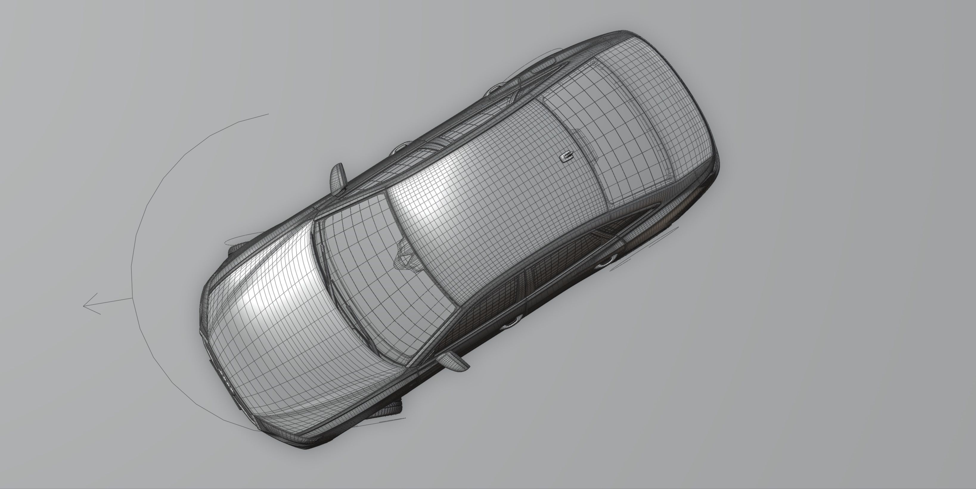 Audi A6 2020-2022 3d model fully detailed High poly HQ interior 3D model_24