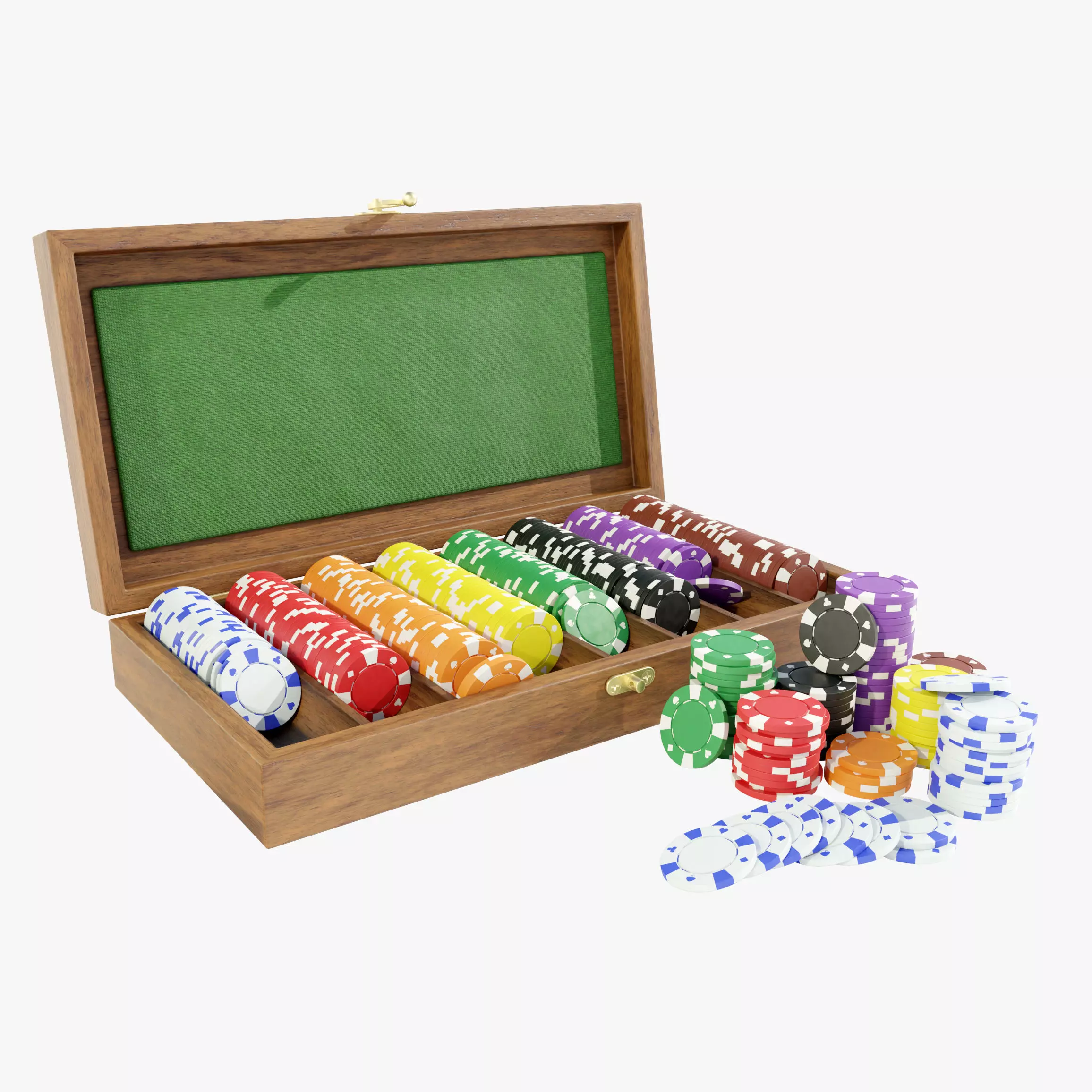 Chips with Case 3D model_0