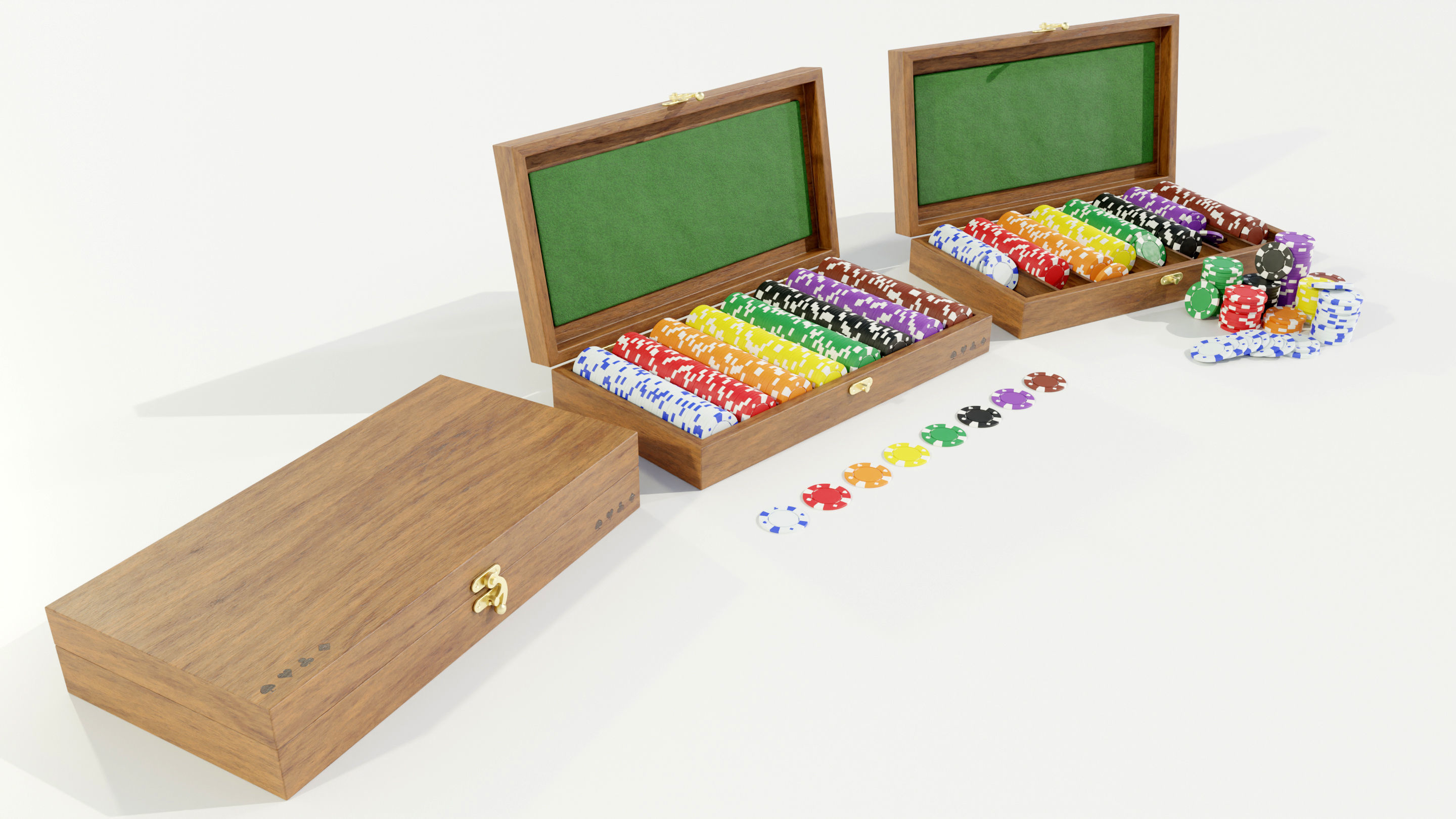 Chips with Case 3D model_2