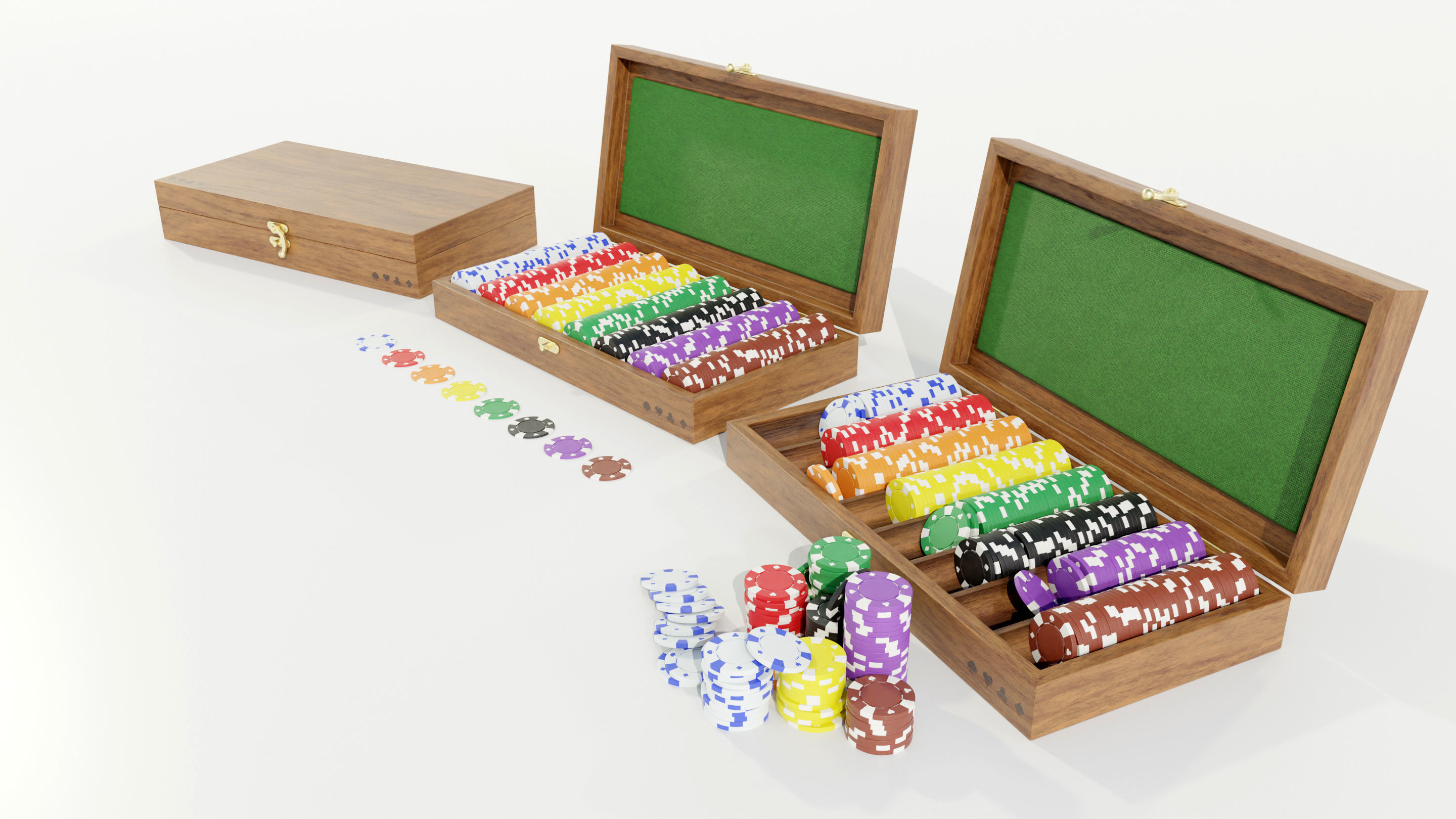 Chips with Case 3D model_3