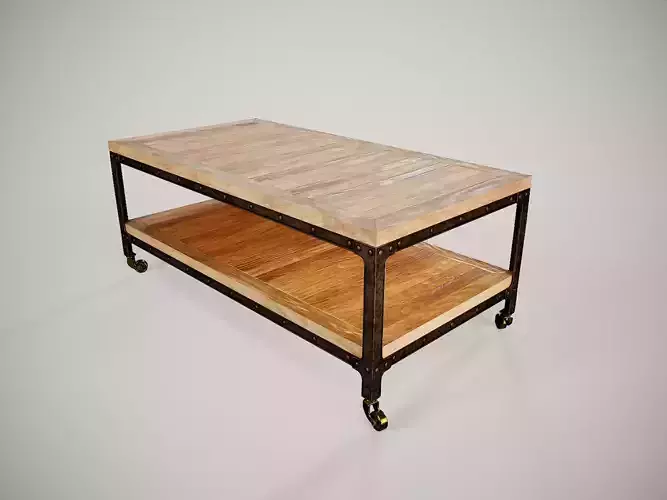 Coffee Table Steampunk - Industrial - Loft Style