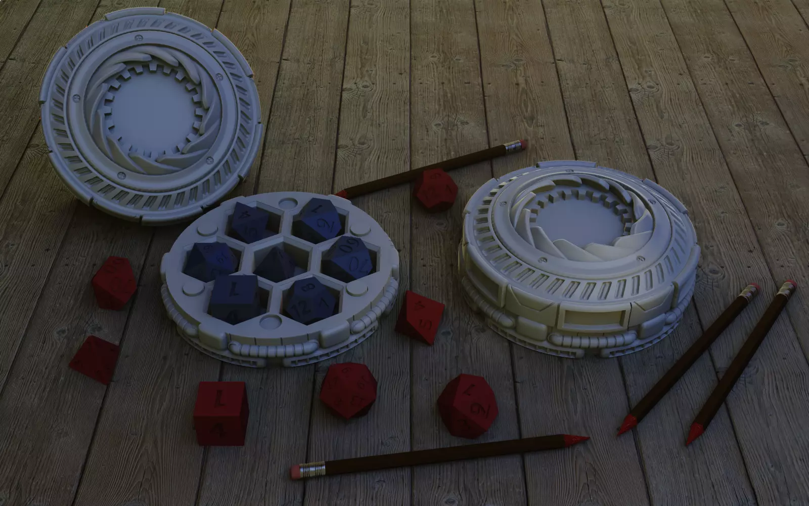 Reactor Dice Case 3D print model_0