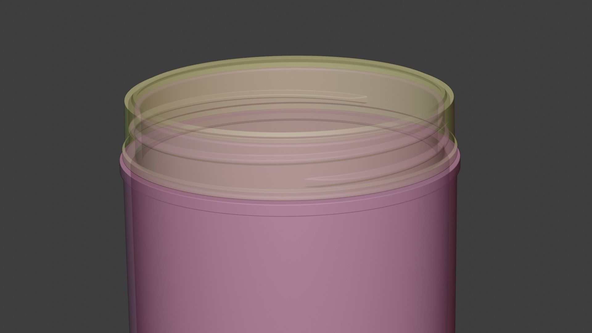 Plastic Jar 3D model_7