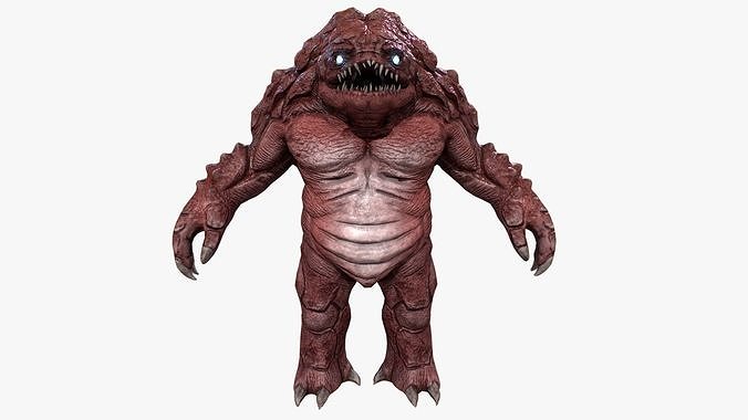 Creature Low-poly 3D model