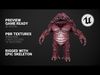 Creature Low-poly 3D model_1