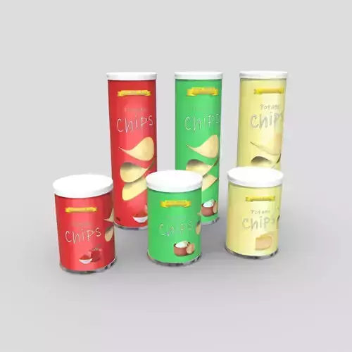 Potato Chips Tube Pack