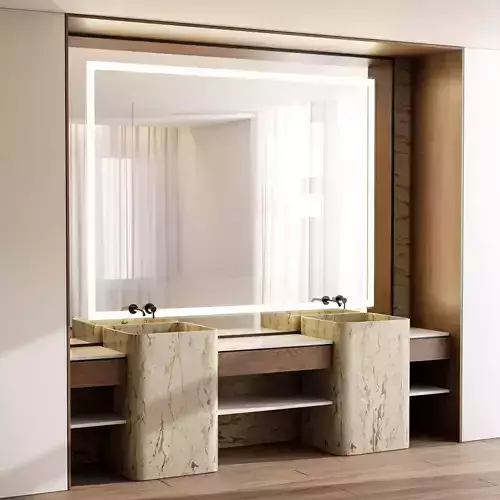 Bathroom furniture by inbani faucet set 80