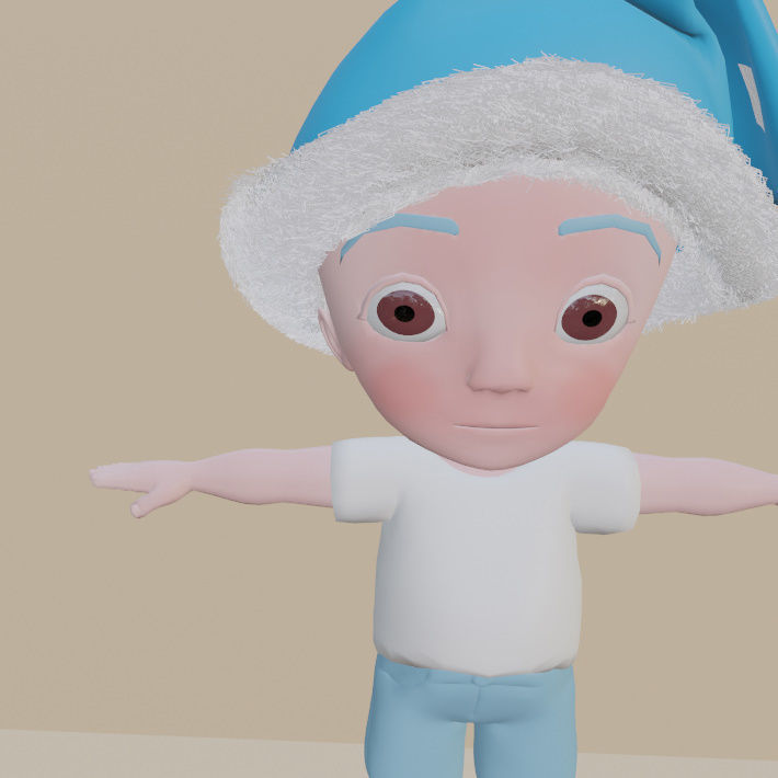 3d boy modal Free low-poly 3D model_11