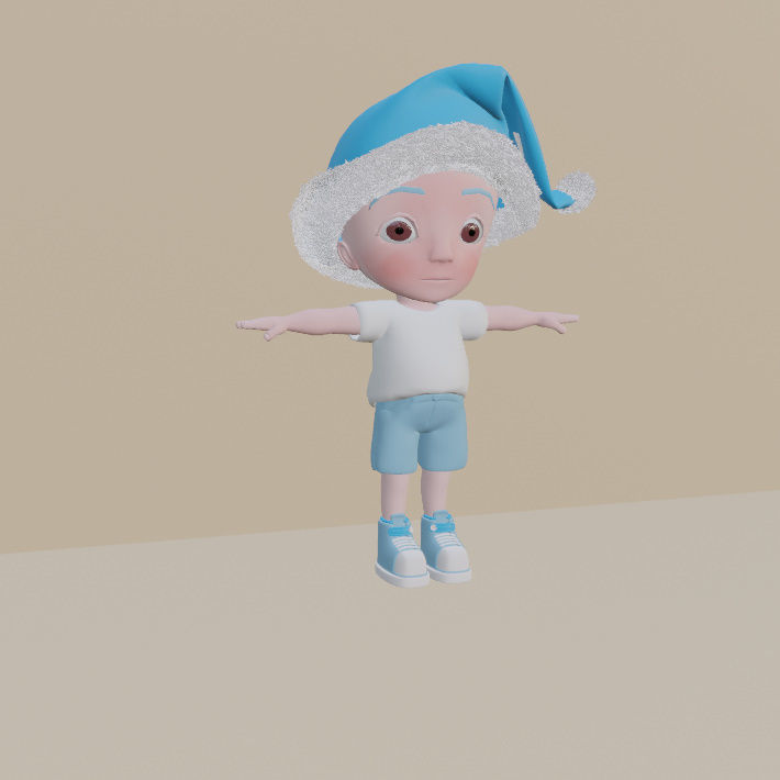 3d boy modal Free low-poly 3D model_9