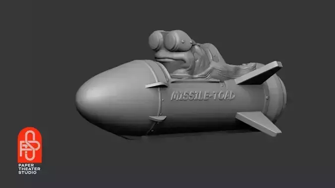 Missile Toad Holiday Ornament Free 3D print model