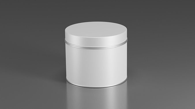 Tin Can Box 3D model | CGTrader