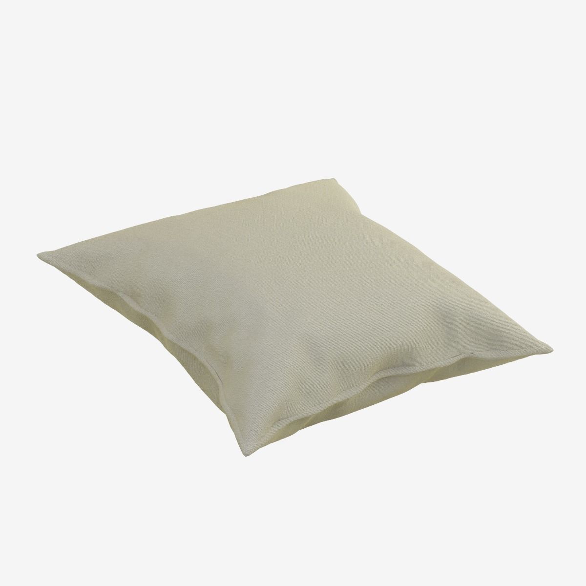 Fabric Pillow Low-poly 3D model_2