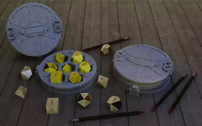 Treasure Chest dice holder