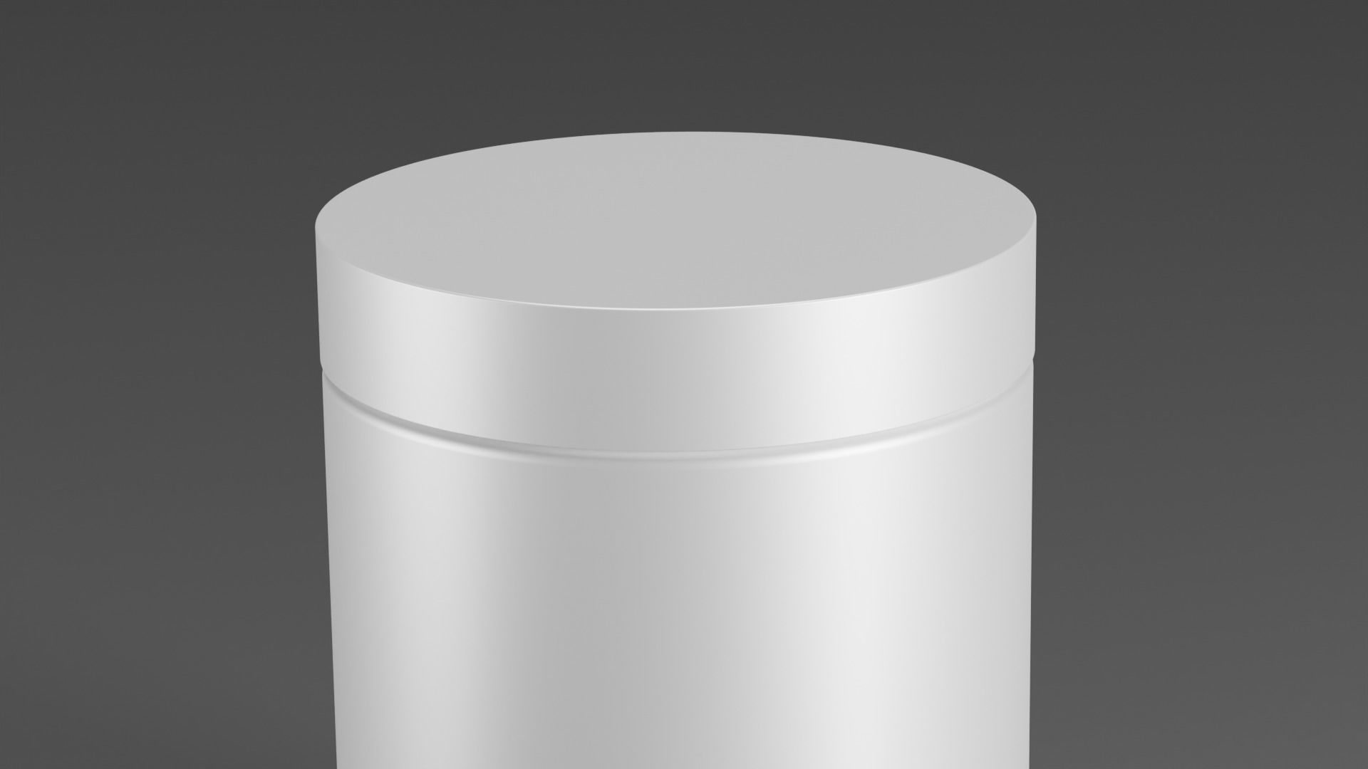 Plastic Jar 3D model_2