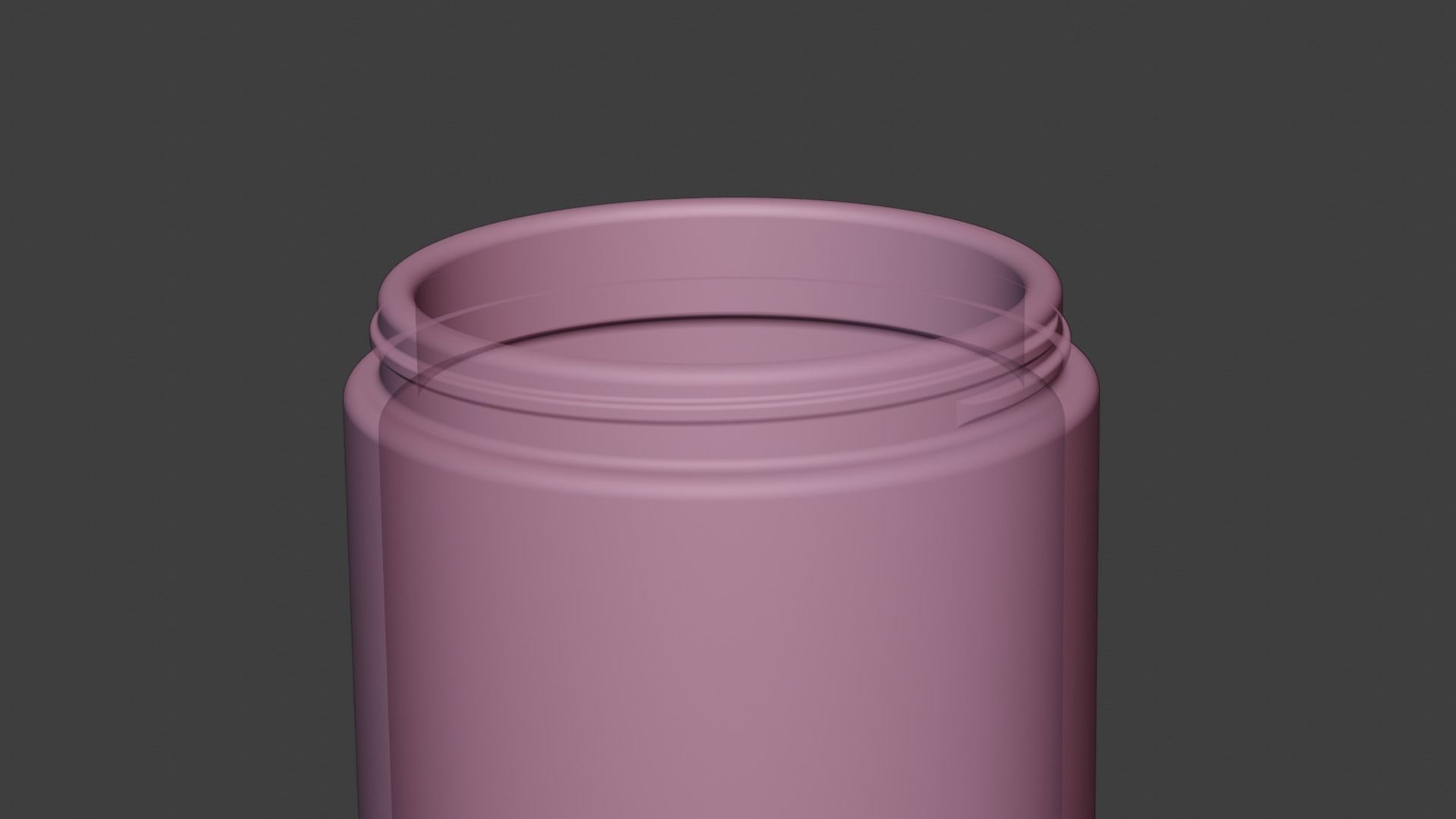 Plastic Jar 3D model_8