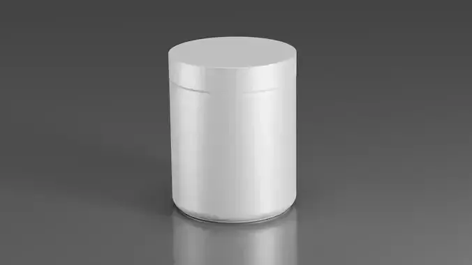 Plastic Jar 3D model