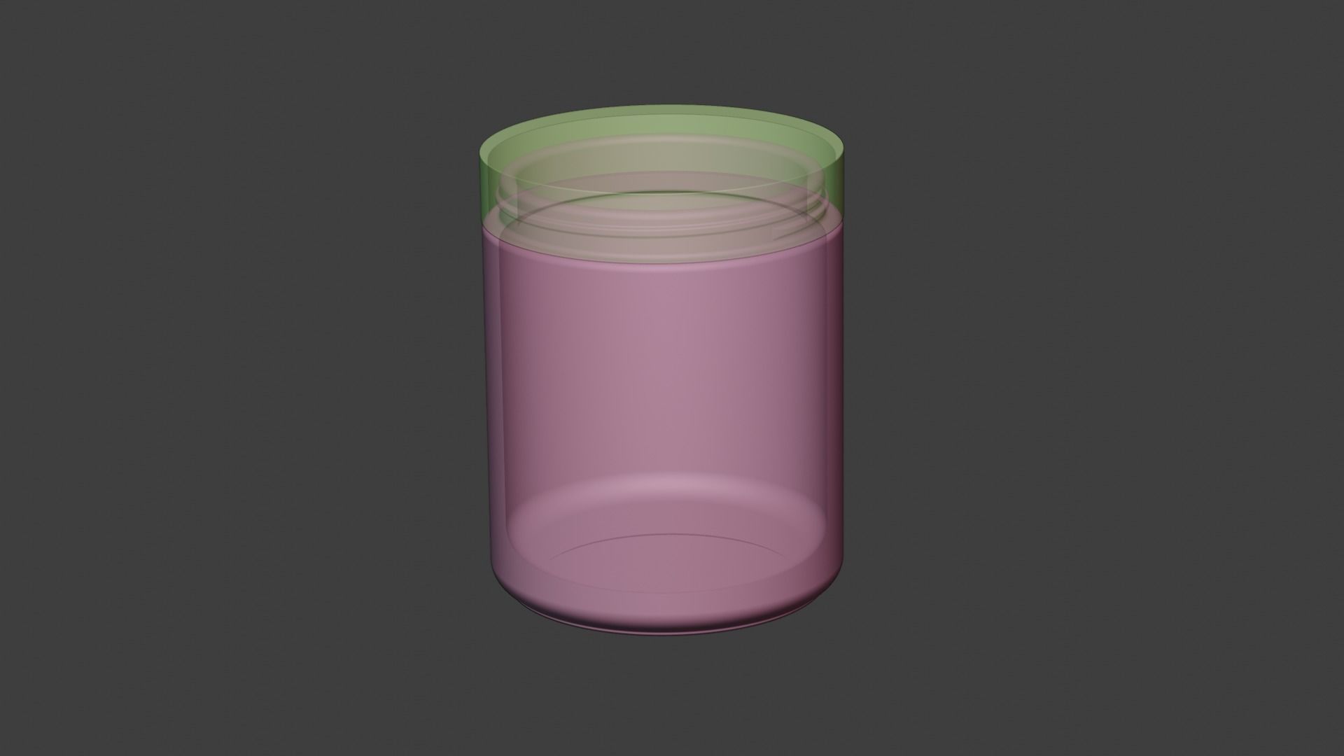 Plastic Jar 3D model_5