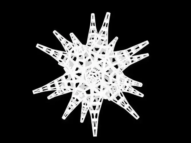 Christmas Star Ornament 3D print model
