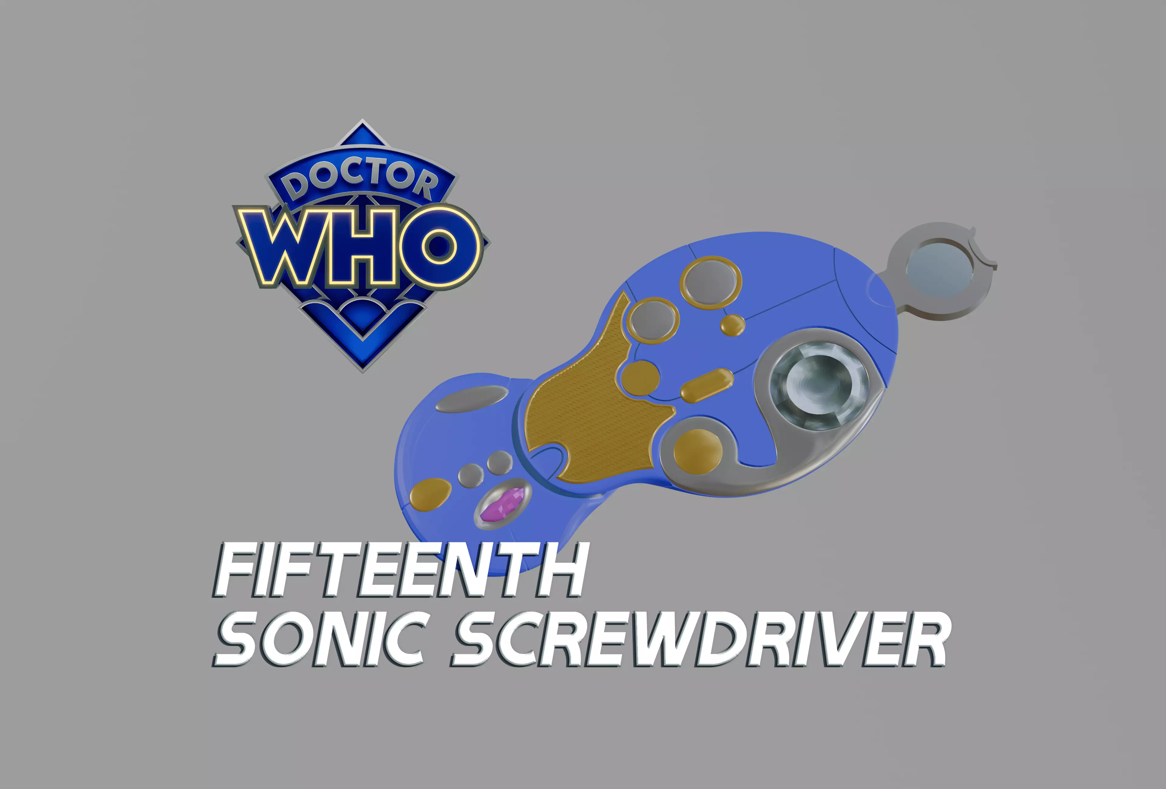 Doctor Who - Fifteenth Sonic Screwdriver 3D print model