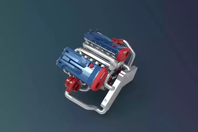 Car Engine 3D model
