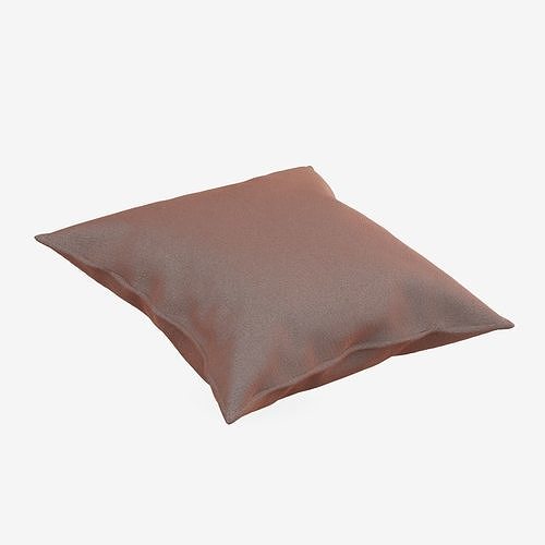Fabric Pillow 2 Low-poly 3D model 5