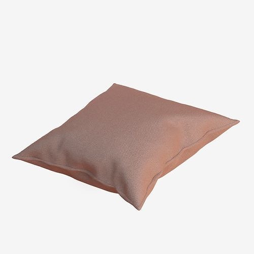 Fabric Pillow 2 Low-poly 3D model 4